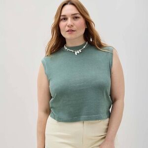 Richer Poorer Relaxed Muscle Tee - Sage Leaf